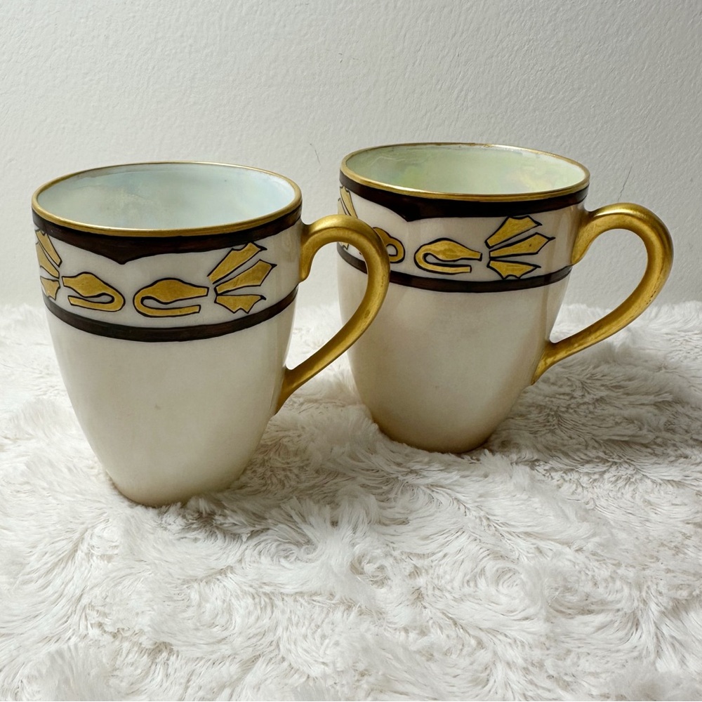 Vintage Set of Two Bavaria Tea Cups